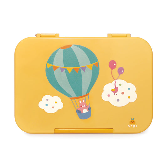 Hot Air Balloon Compartment Lunchbox Yellow