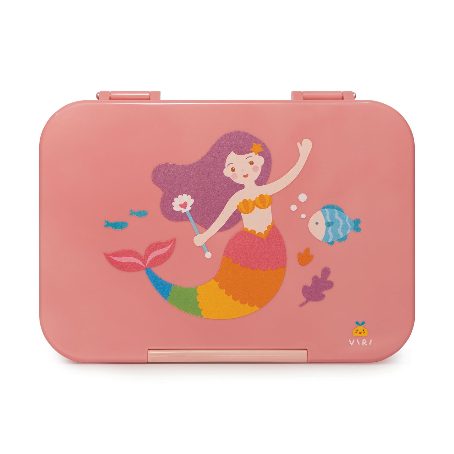 Mermaid Compartment Lunchbox Pink