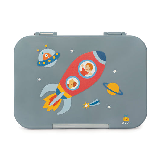 Space Adventure Compartment Lunchbox Blue